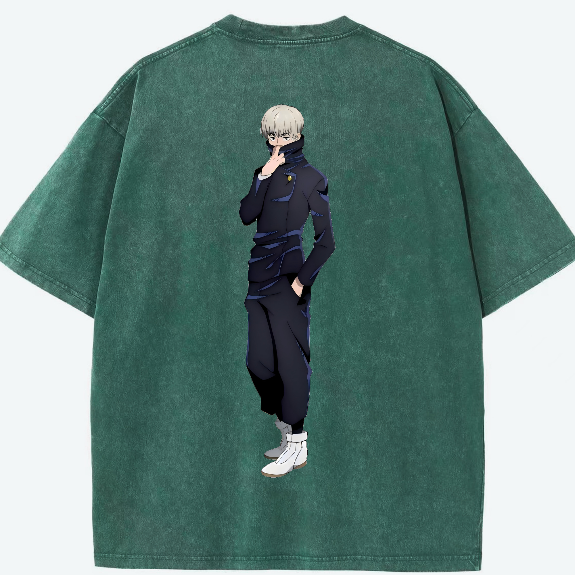 （画像用） 呪術廻戦 Jujutsu Kaisen 綿100% ヴィンテージ風 半袖Tシャツ（背面プリント）